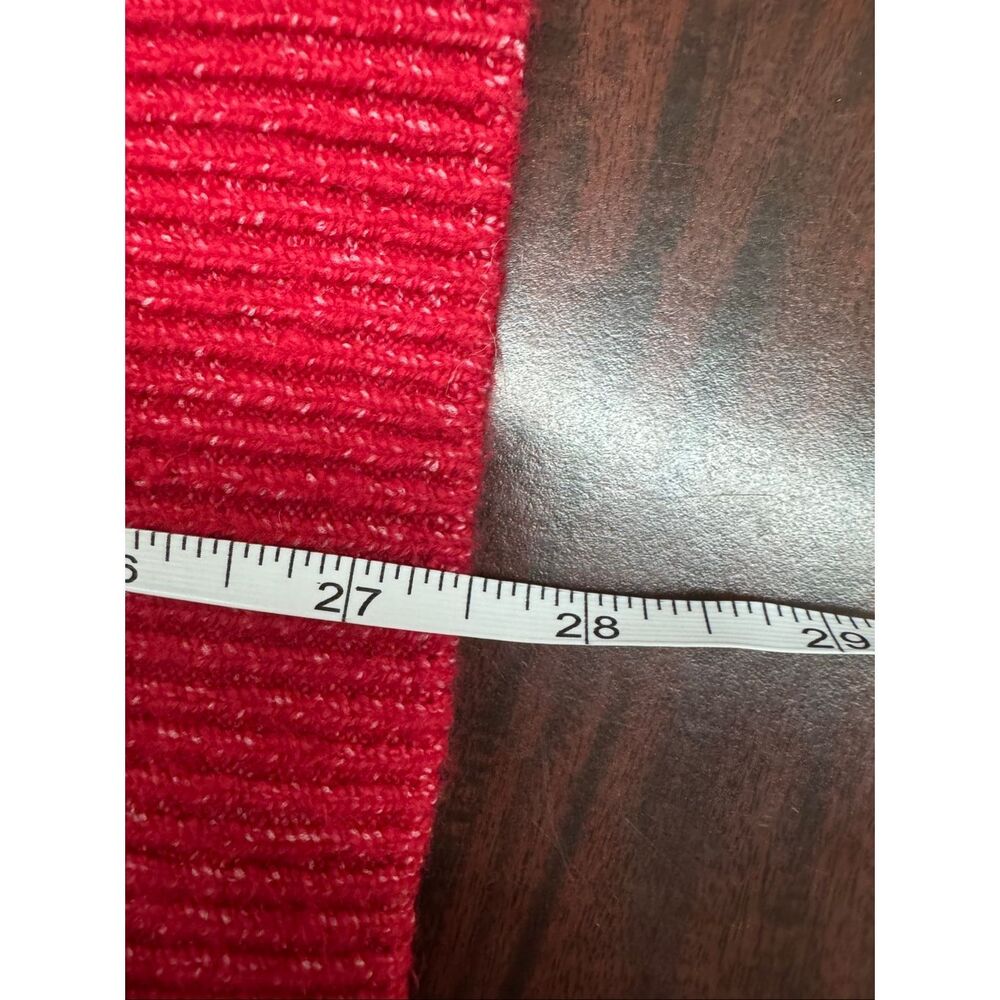 Loft Red Button Up Cardigan Sweater Size Small - Picture 6 of 6